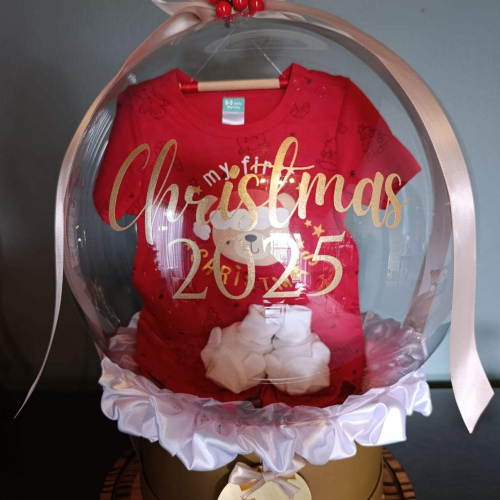 My First Christmas Outfit Bobo Balloon