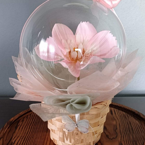 Floral Bubble Balloon Basket